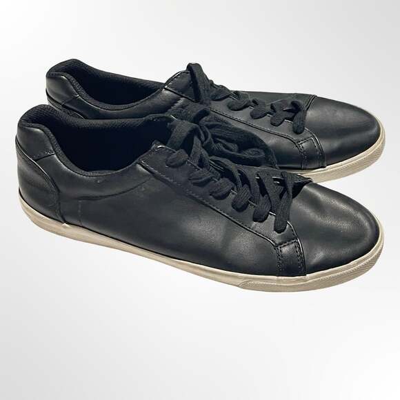 Goodfellow & Co. Other - Goodfellow & Co. Men's Lace-Up Black Synthetic Leather Sneakers